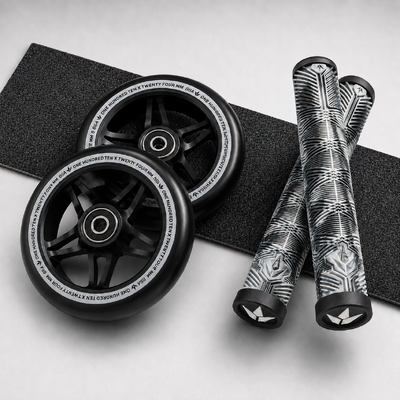 Envy S3 110mm Black/White Wheel & Grip Pack