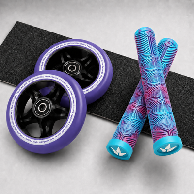 Envy S3 110mm Purple/Pink/Teal Wheel & Grip Pack
