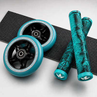 Envy S3 110mm Teal/Black Wheel & Grip Pack