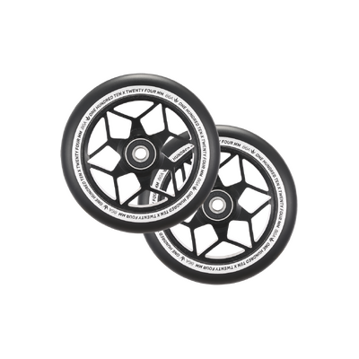 Envy Diamond 110mm Black Wheels Free Axles and Bearings
