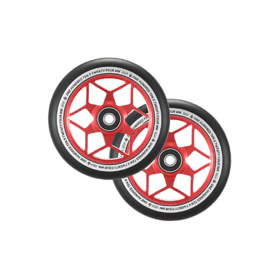 Envy Diamond 110mm Wheels - Red