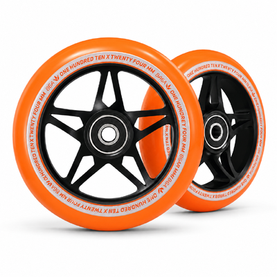 Envy S3 110mm Wheels - Black/Orange