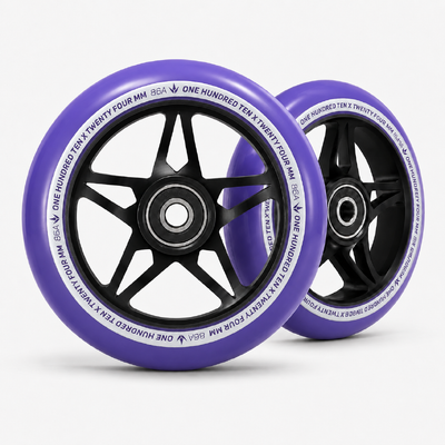 Envy S3 110mm Wheels - Black/Purple