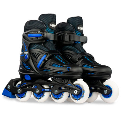 Crazy Skates 148 Adjustable Inline Skates - Black Small j11-1