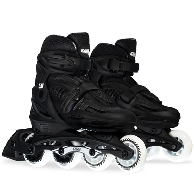 Crazy Skates Blade Adjustable Inline Skates - Black