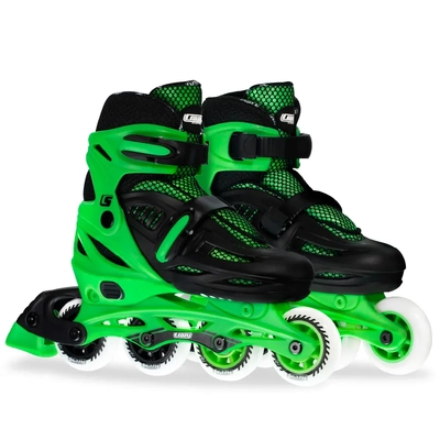 Thumbnail of Crazy Skates Blade Adjustable Inline Skates - Green Small
