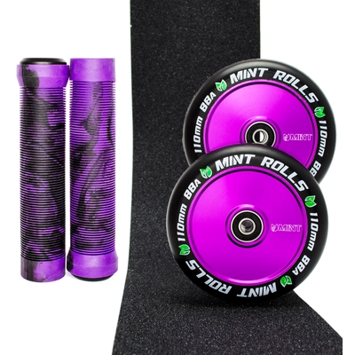 Mint Rolls 110mm Hollow Core Pack Purple Black
