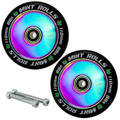 Mint Rolls 110mm Hollow Core Wheels - Oil Slick