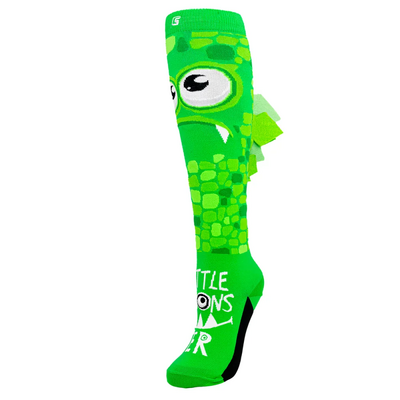 Crazy Skates Socks Little Monster Green - Single