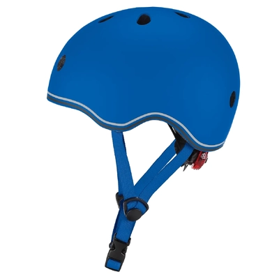 Globber Kids Helmet w/Flashing LED Light Xs/S - Navy Blue 51-55 cm