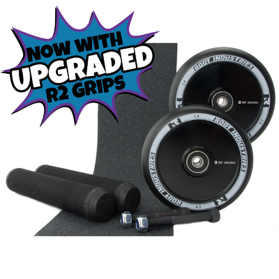 Root Industries AIR 120mm Black Wheels + Black Grips Pack