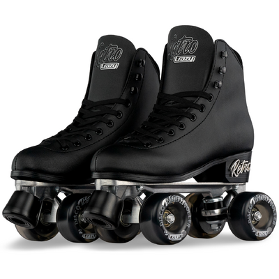 Crazy Skates Retro Roller Skates - Black