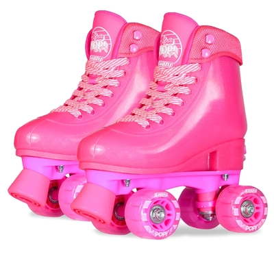 Crazy Skates Soda Pop Adjustable Roller Skates - Strawberry Slide