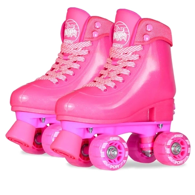 Thumbnail of Crazy Skates Soda Pop Adjustable Roller Skates - Strawberry Slide Small