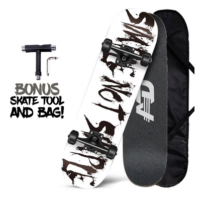 AD Double Kick Complete Skateboard - Noize