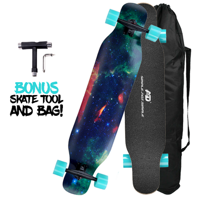 AD 42" Longboard Complete Skateboard - Astral Projection