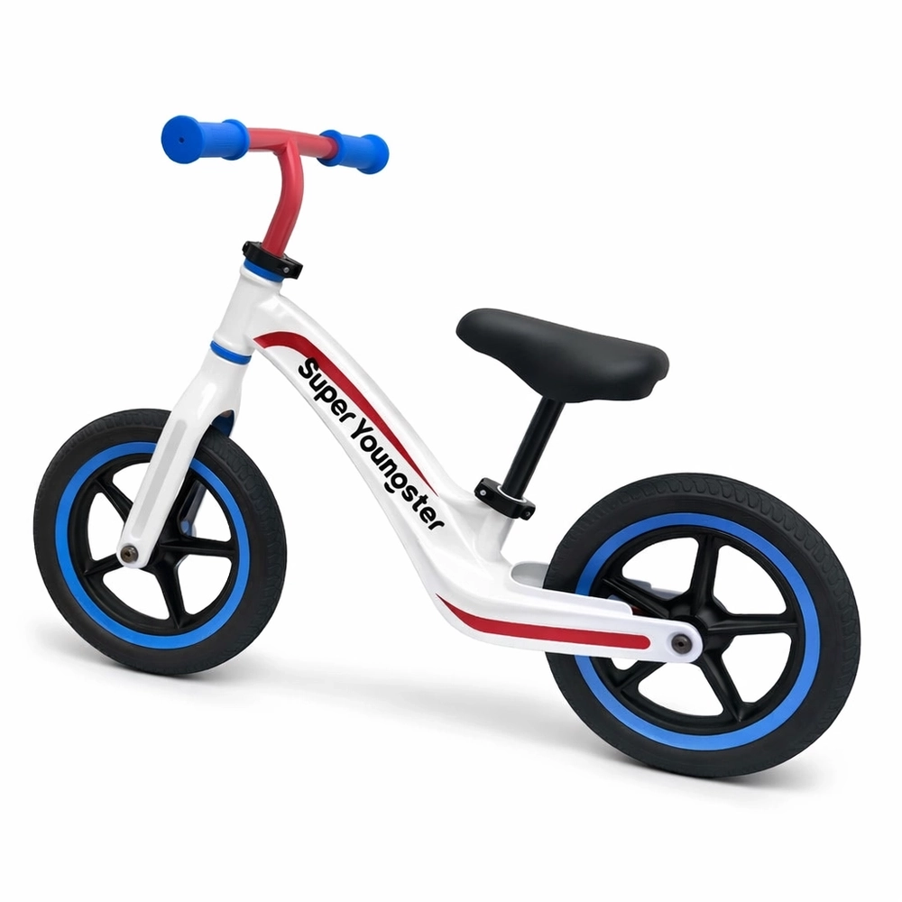 Main product image for Super Youngster Ultra Light Balance Bike - Red White Blue