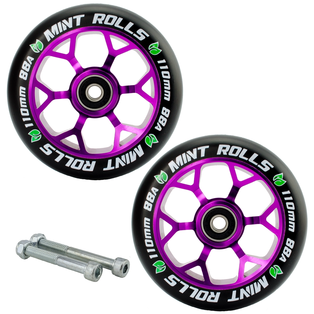 Main product image for Mint Rolls 110mm Wheels - Purple