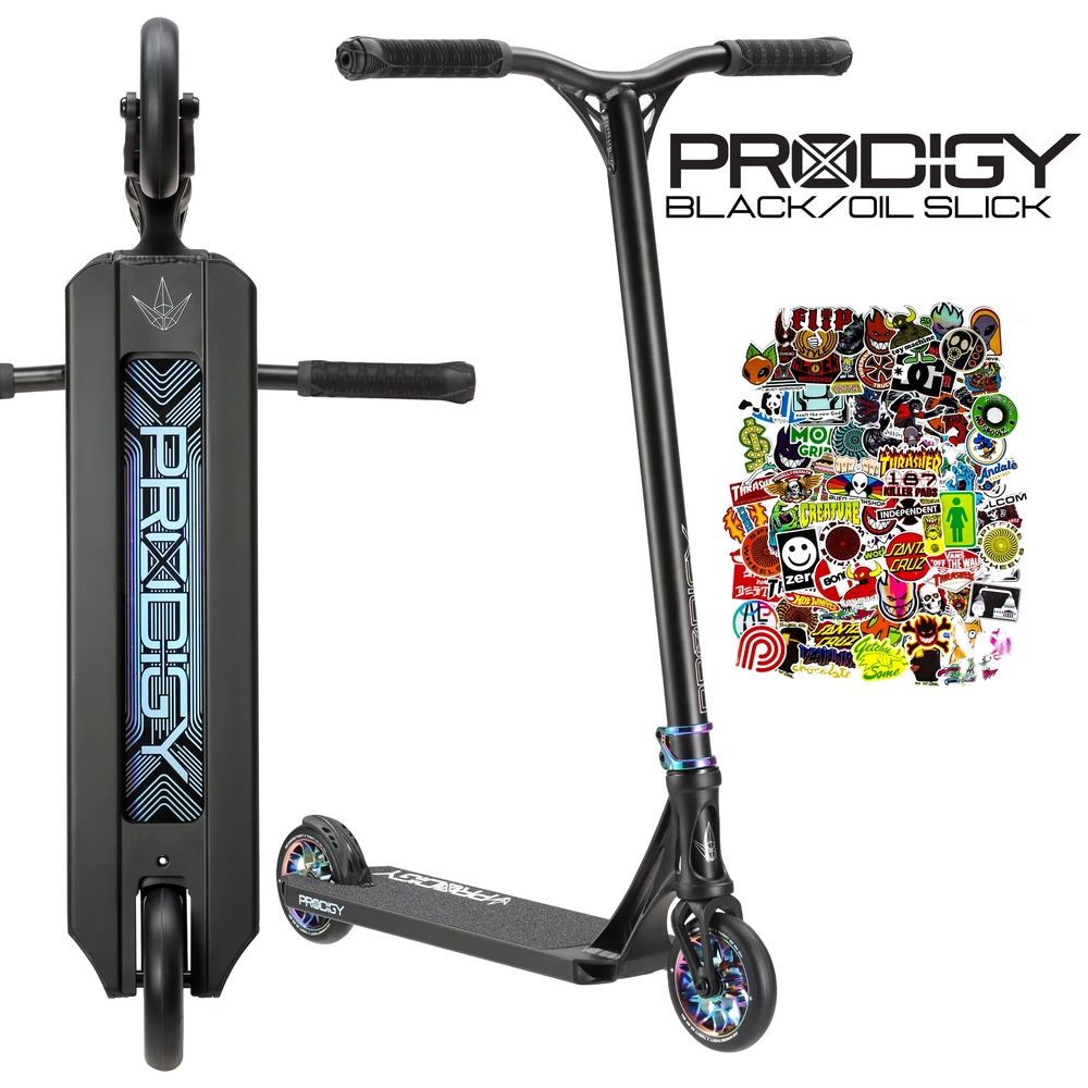 Main product image for Envy Scooters Prodigy X Pro Scooter- Black/Oil Slick