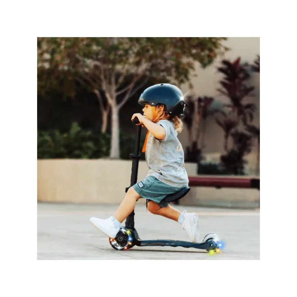 Main product image for i-Glide 3 Wheel Scooter with Toddler Seat - Black
