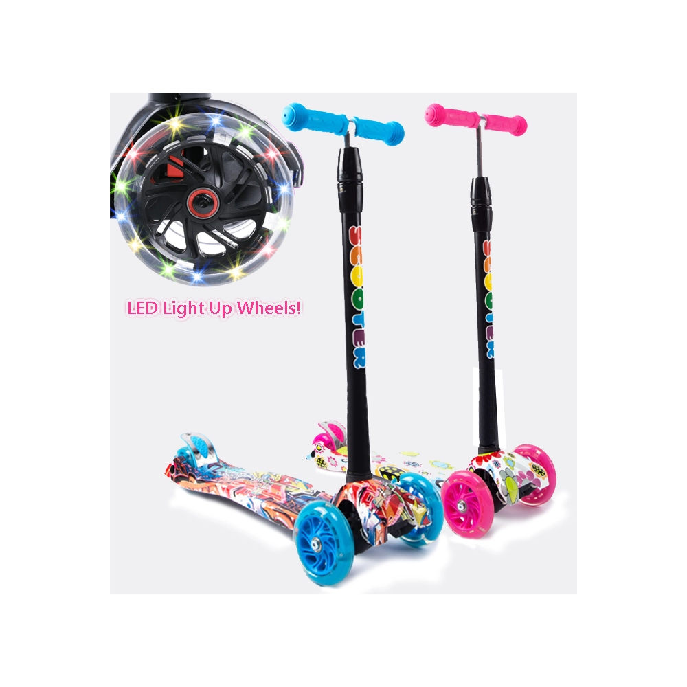 Main product image for Scooter Crew 3 Wheel Scooter with LED Light Wheels