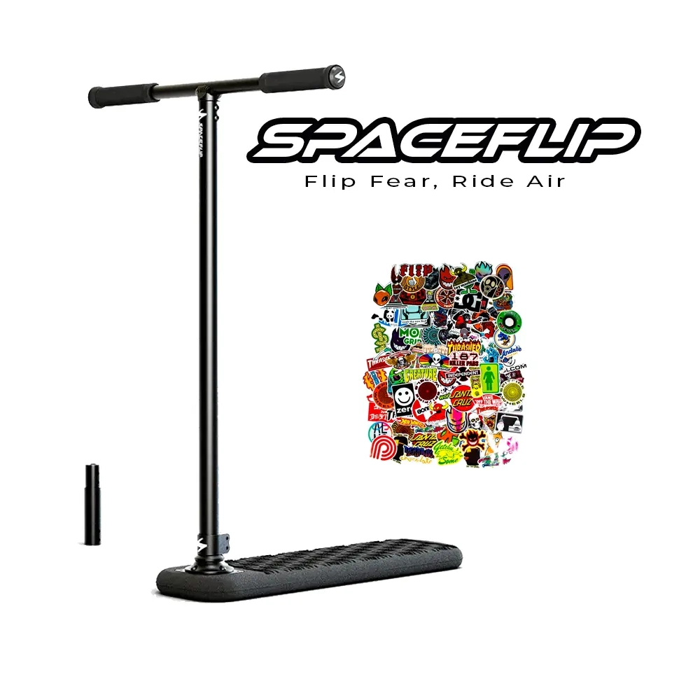 Main product image for SpaceFlip MaxFlex Pro Trampoline Scooter - Black