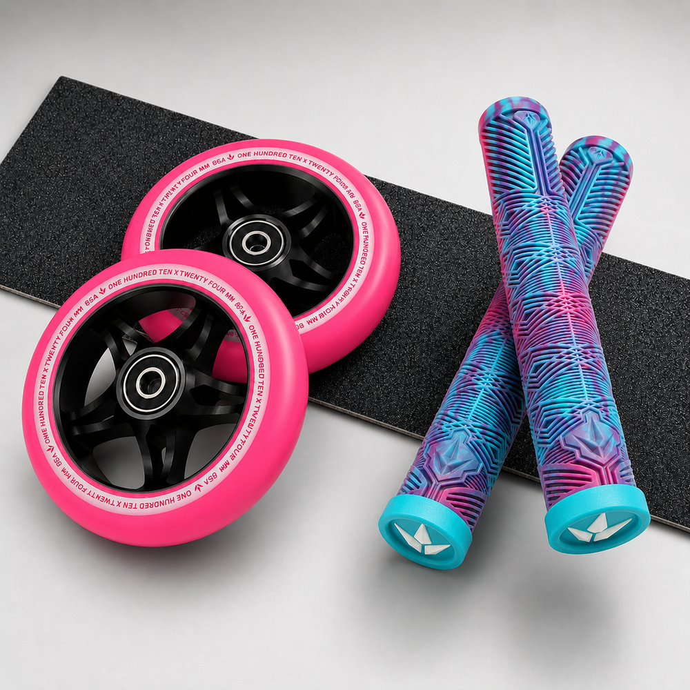Main product image for Envy S3 110mm Pink/Purple/Teal Wheel & Grip Pack