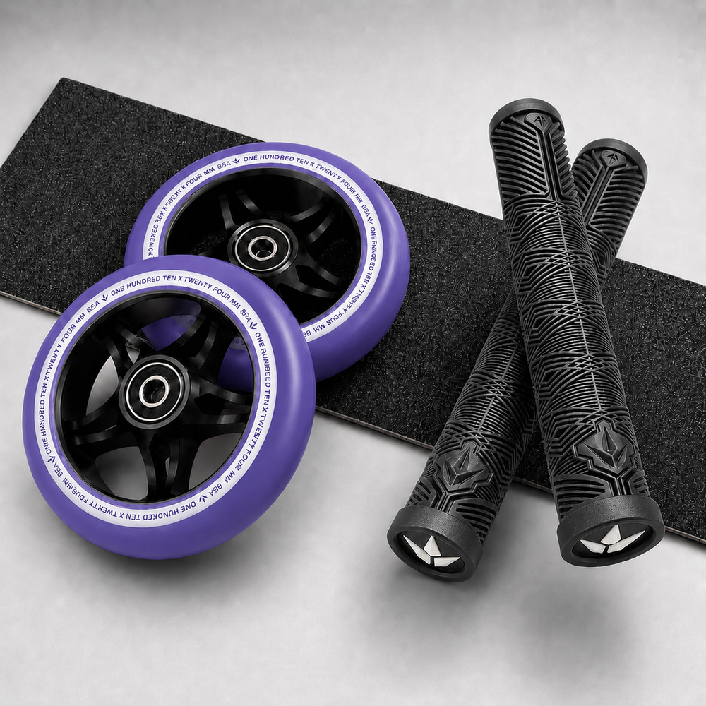 Main product image for Envy S3 110mm Purple/Black Wheel & Grip Pack