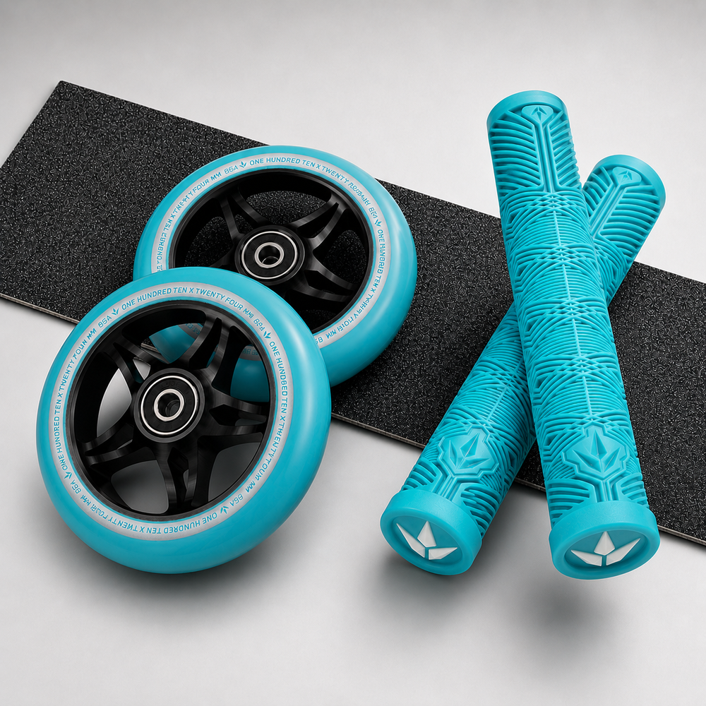 Main product image for Envy S3 110mm Teal Wheel & Grip Pack