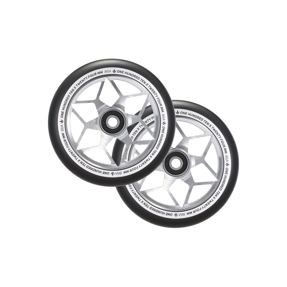 Main product image for Envy Diamond 110mm Wheels -  Sliver