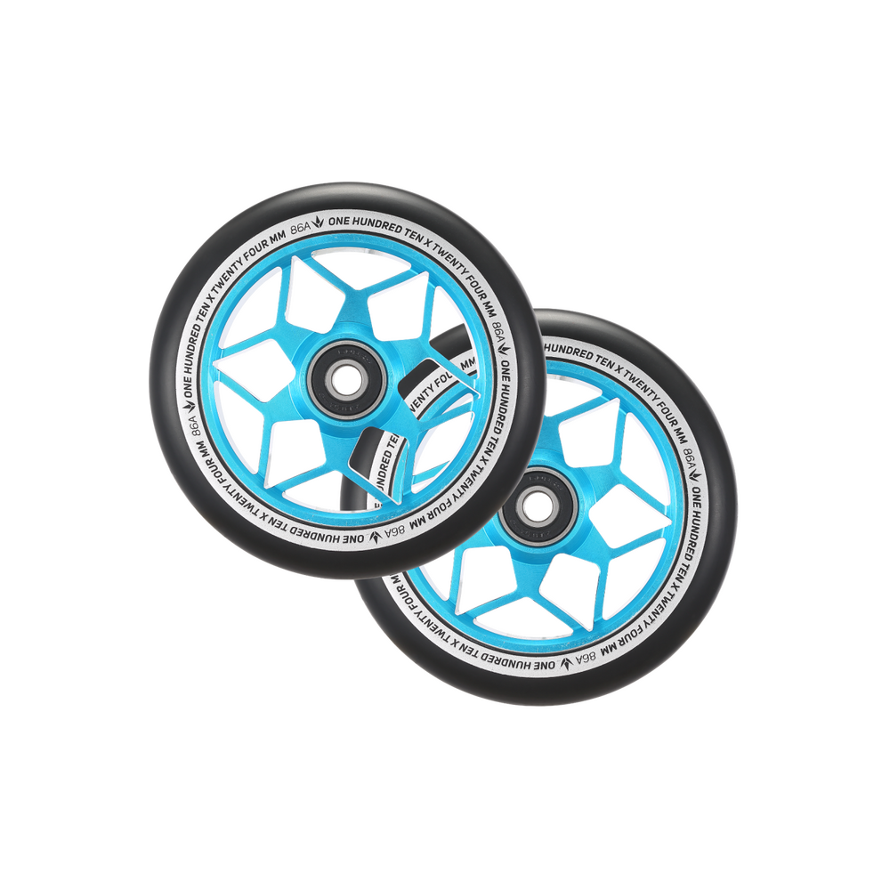 Main product image for Envy Diamond 110mm Wheels - Teal