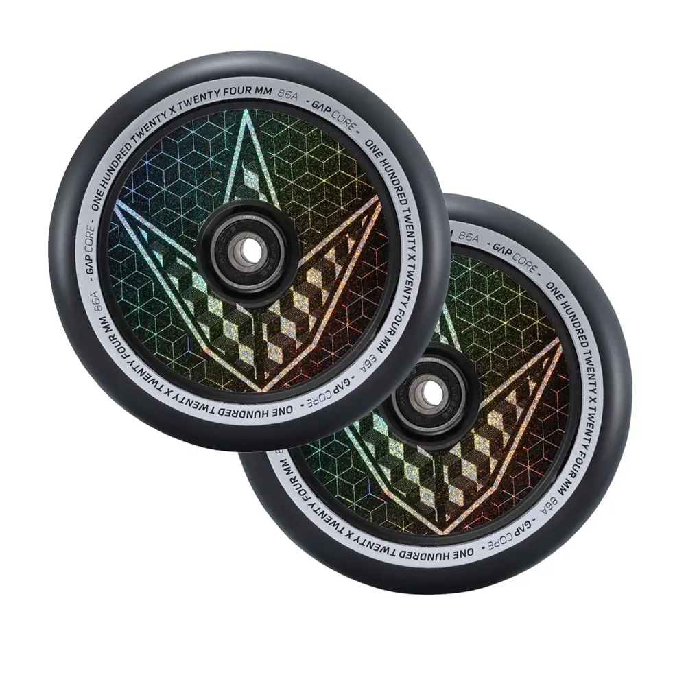 Main product image for Envy HollowCore Hologram 120mm Black Geo Wheels