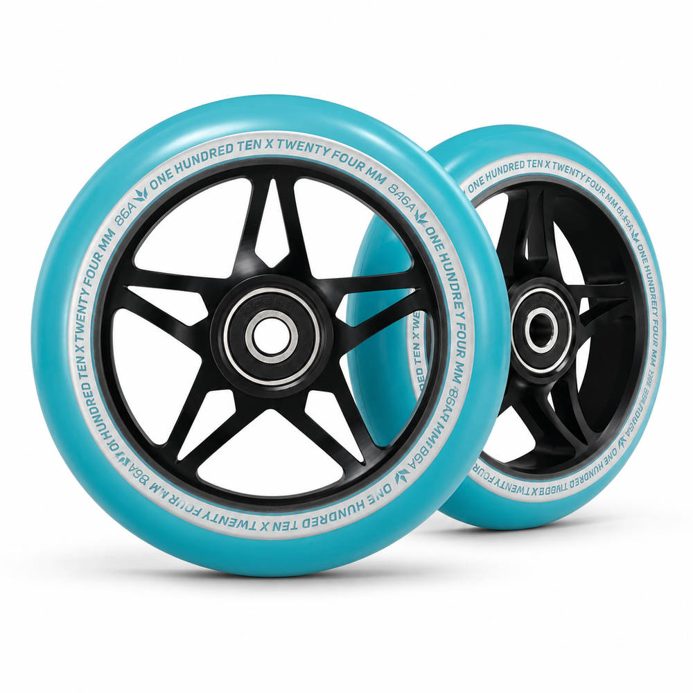 Main product image for Envy S3 110mm Wheels - Black/Teal