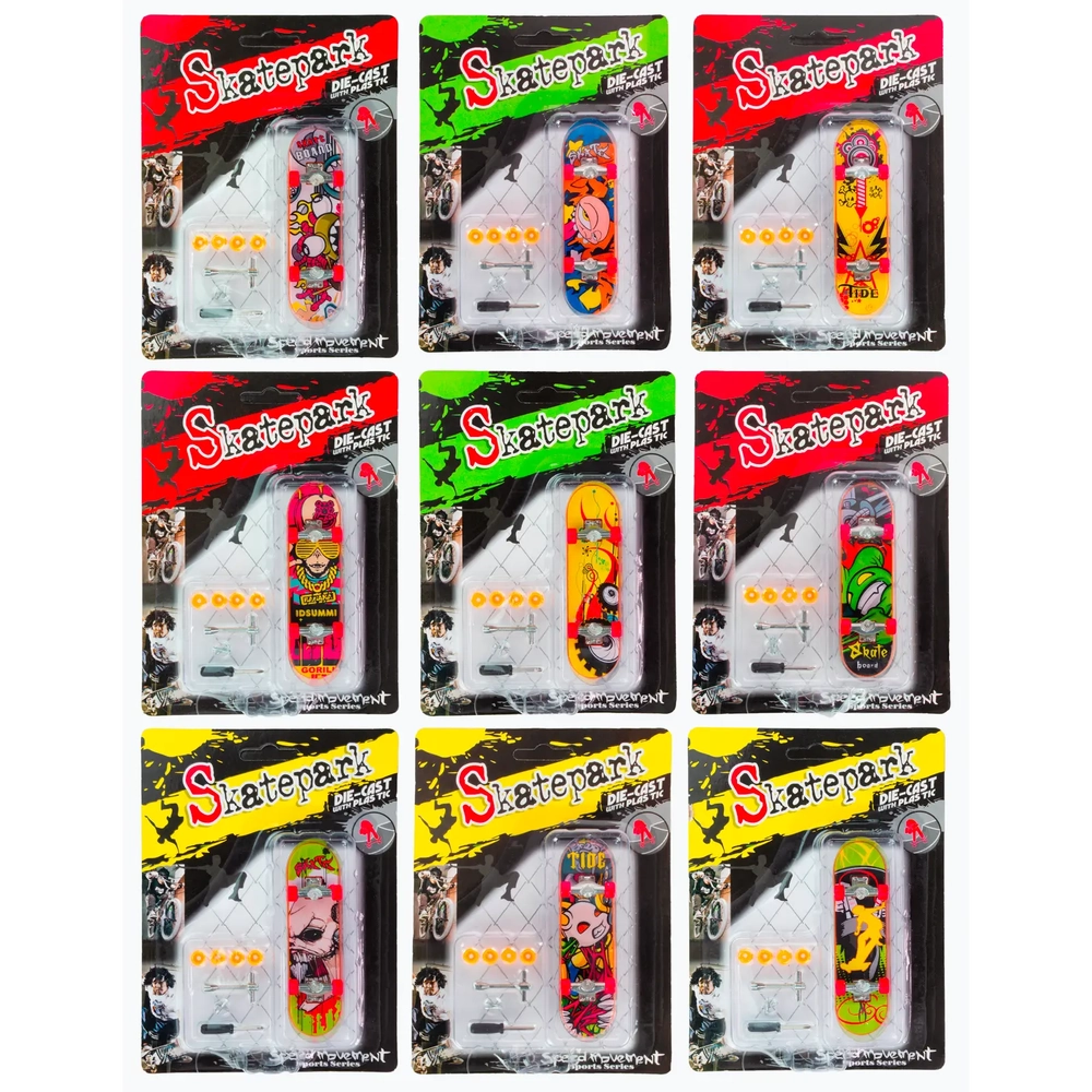 Main product image for Skatepark Single Fingerboard - Assorted