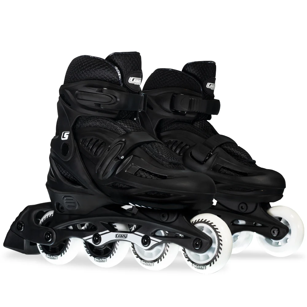 Main product image for Crazy Skates Blade Adjustable Inline Skates - Black Small