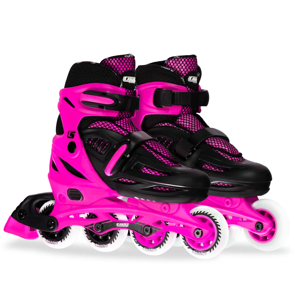 Main product image for Crazy Skates Blade Adjustable Inline Skates - Pink Small