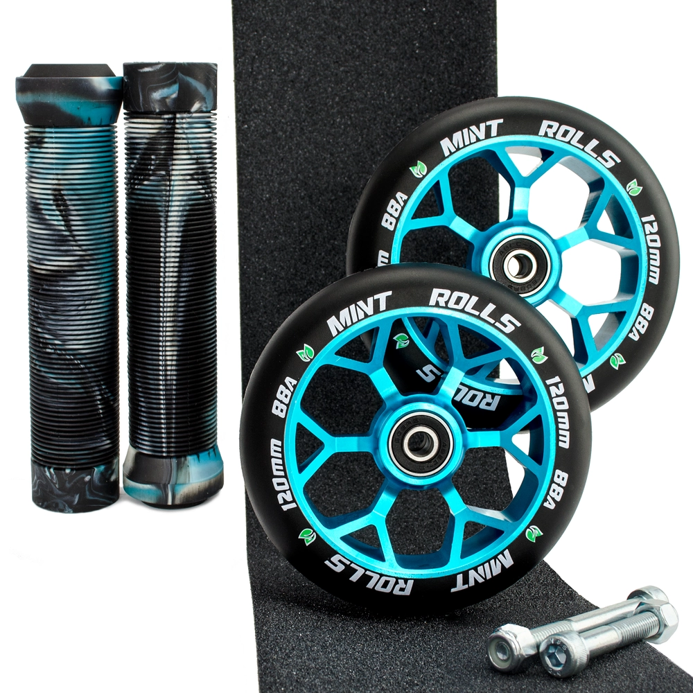 Main product image for Mint Rolls 120mm Wheels Grips & Tape Pack Arctic