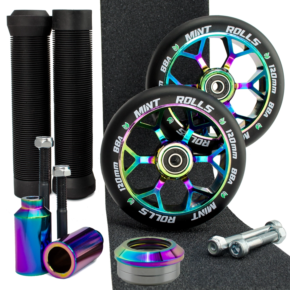 Main product image for Mint Rolls 120mm Wheels Ultimate Pack Oil Slick Black