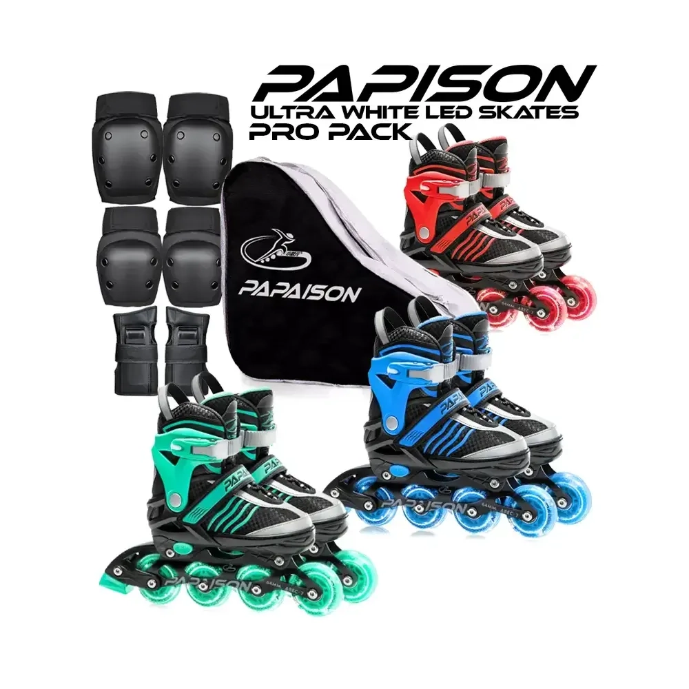 Main product image for Papaison Inline LED Skates Pro Pack