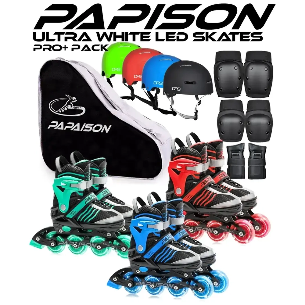 Main product image for Papaison Inline LED Skates Pro+ Pack