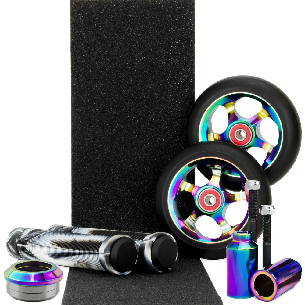 Main product image for Scooter Crew 100mm Oil Slick Complete Upgrade Pack