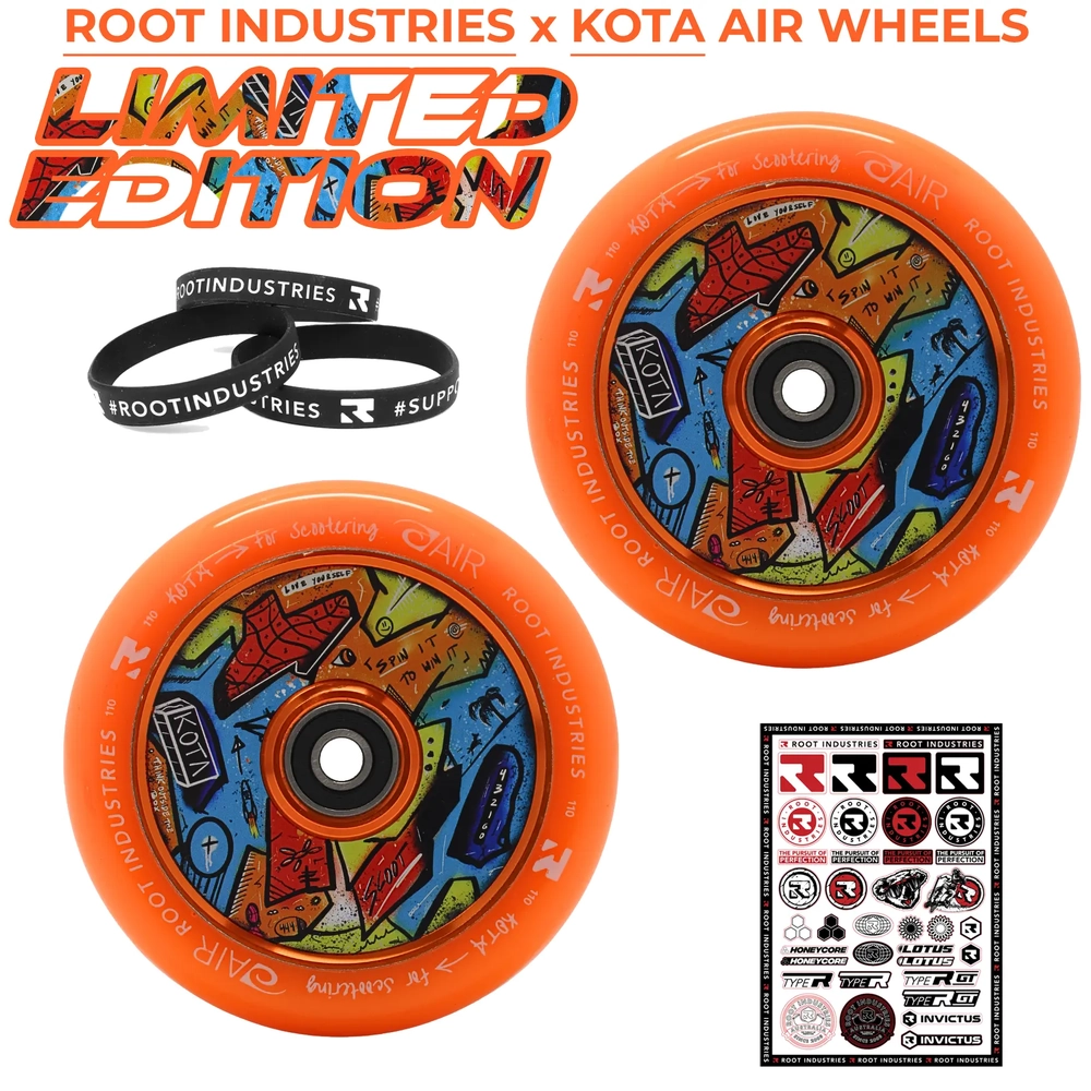 Main product image for ROOT X KOTA 110mm Air Wheels - Orange