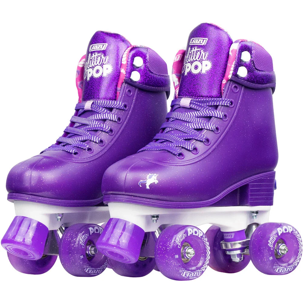 Main product image for Crazy Skates Glitter Pop Adjustable Roller Skates - Purple