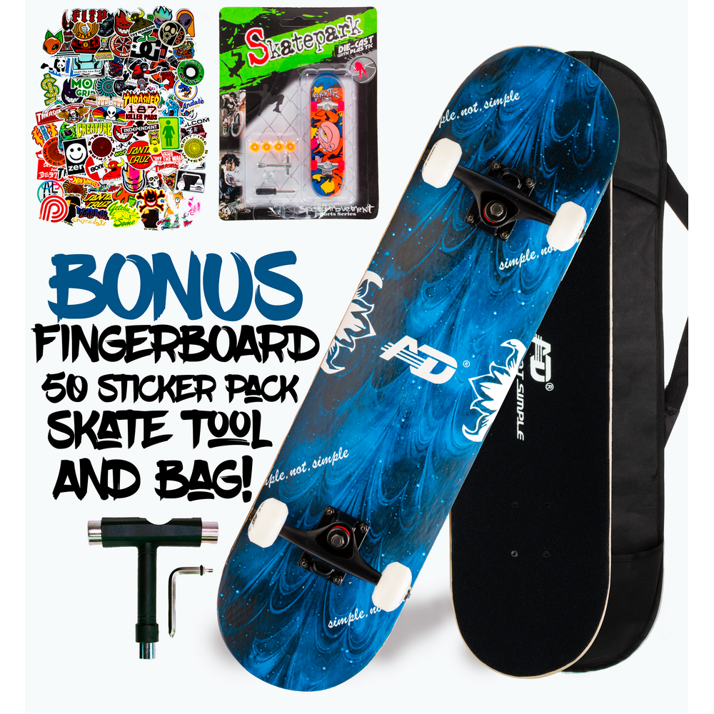 Main product image for AD Galaxy 8" Complete Skateboard